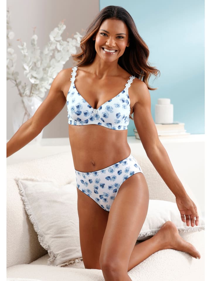 

WITT WEIDEN Джазовые трусы с принтом в бело-синих тонах + темно-синий