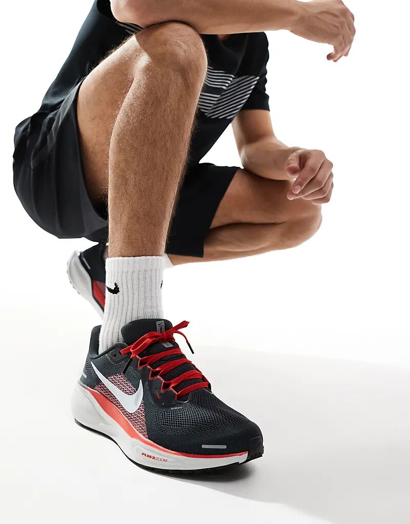 

Кроссовки Air Zoom Pegasus 41 серого и красного цвета Nike Running