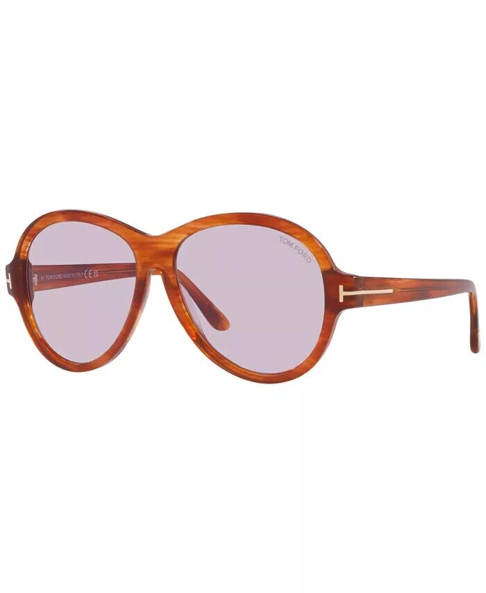 

Женские солнцезащитные очки Camryn, Photocromic TR001640 Tom Ford, коричневый