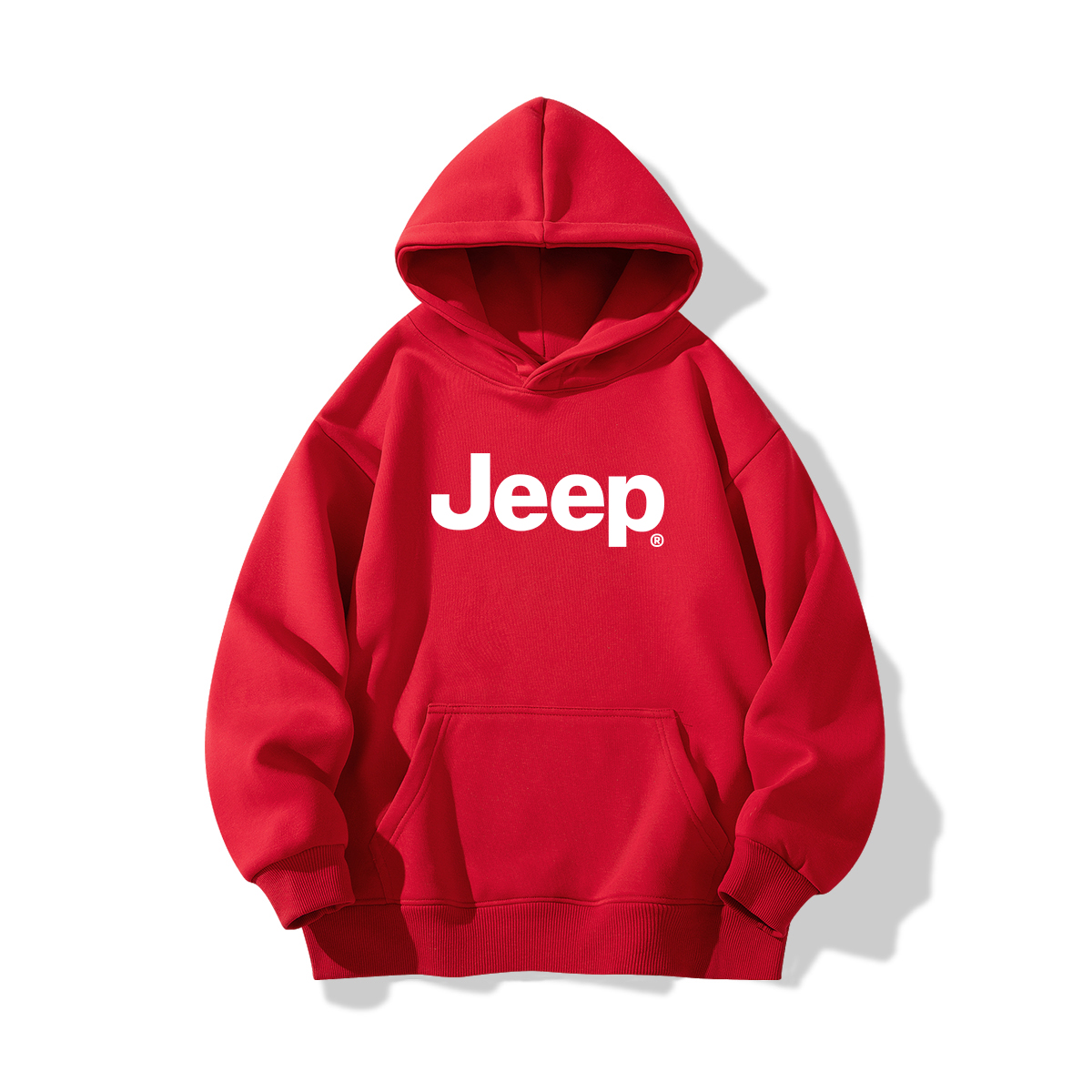 Толстовка с капюшоном Grade School Jeep, red