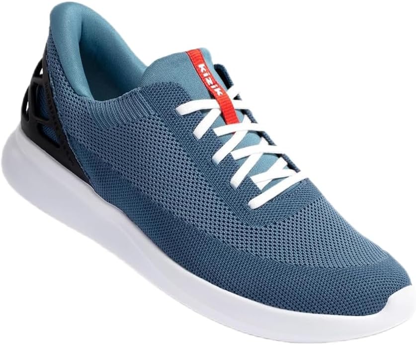 

Детские кроссовки Kizik Kids Athens, удобные дышащие вязаные слипоны, не требуют использования рук, ортопедическая спортивная обувь для девочек и мальчиков, Deep Sea