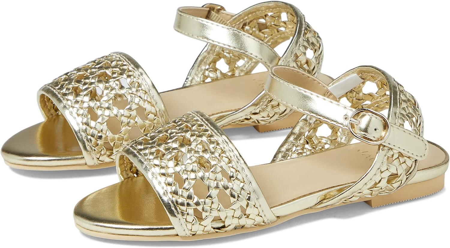 

Сандалии Janie and Jack Gold Braided Sandal, цвет Multicolor