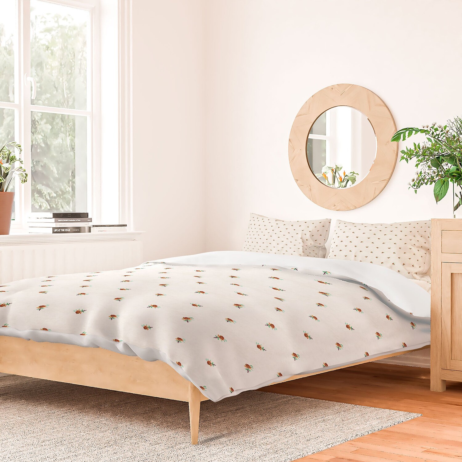 

Мини-одеяло Holli Zollinger Flora из полиэстера Deny Designs, цвет Polyester
