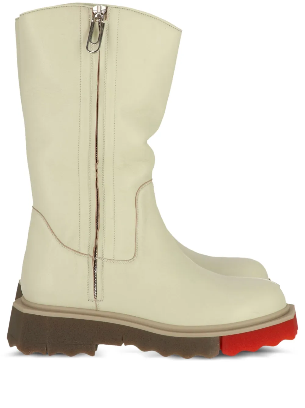 

Ботинки на молнии OFF-WHITE, нейтральный