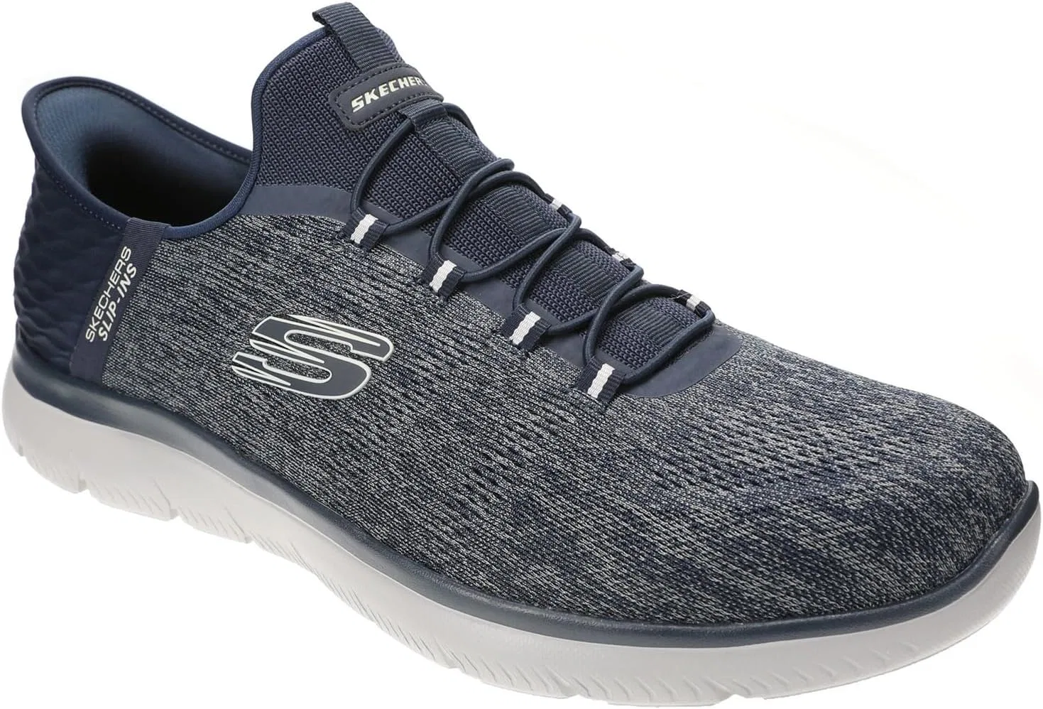 Кроссовки Skechers Men's Summits Key PaceTrainers, Navy Mesh — фото 2