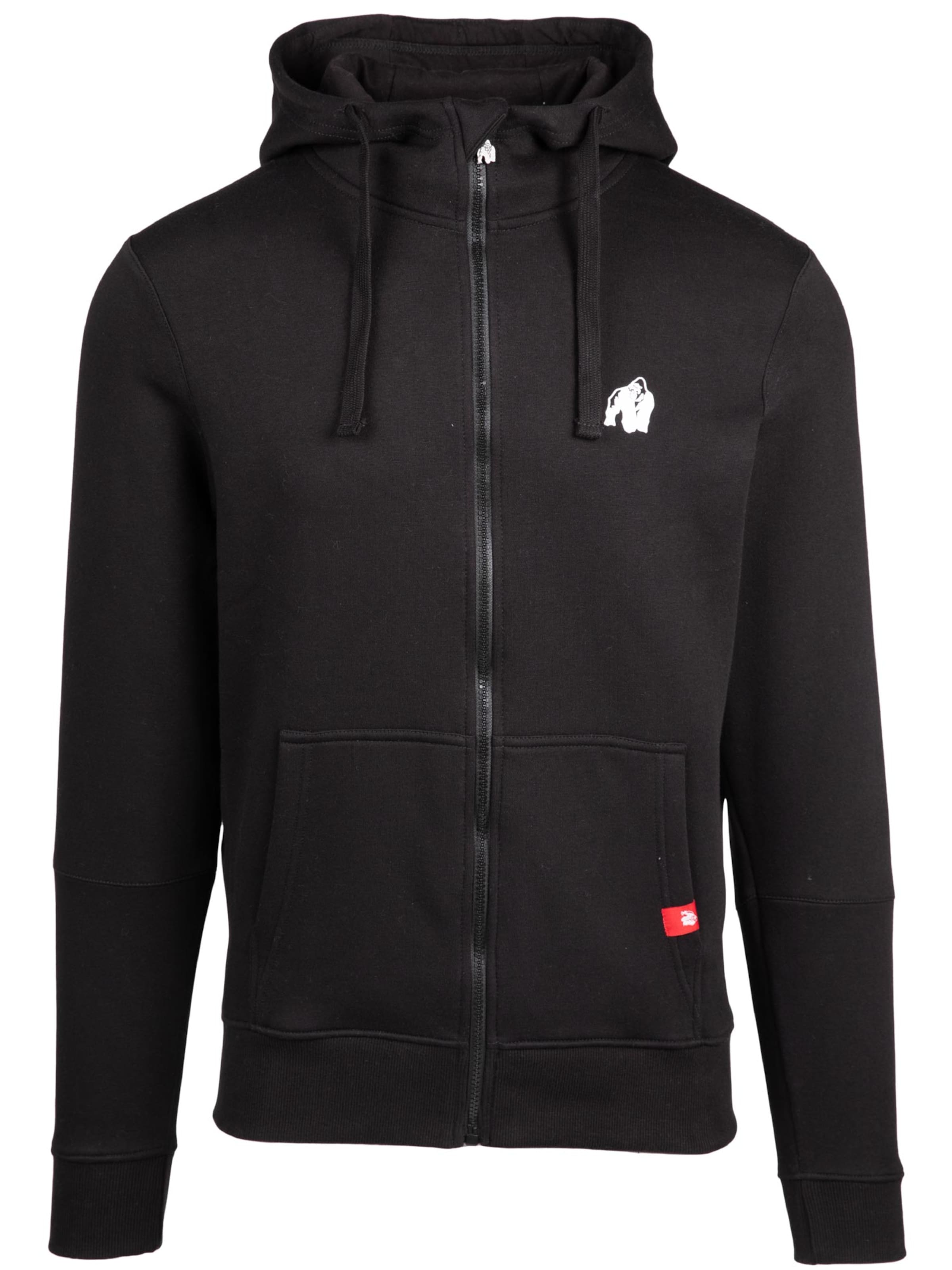

Gorilla Wear Толстовка с молнией 'Leon' в черном цвете