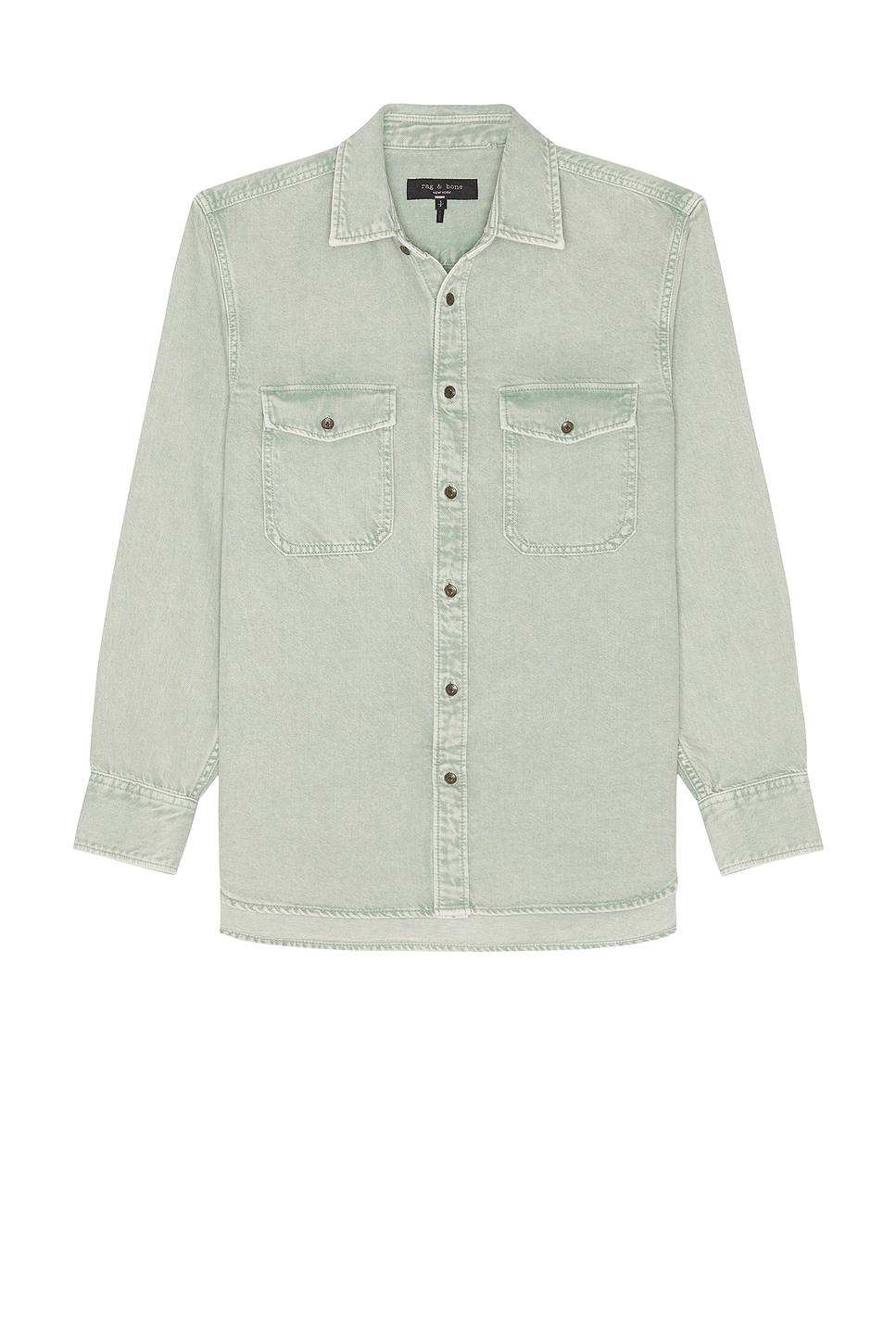 

Джинсовая рубашка Rag & Bone, blue grey