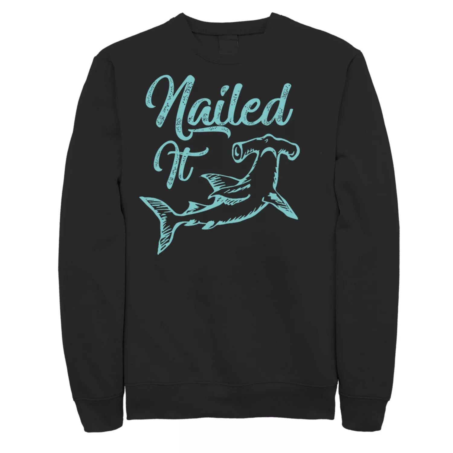 

Мужской свитшот Nailed It Line Art Hammer Head Shark Licensed Character