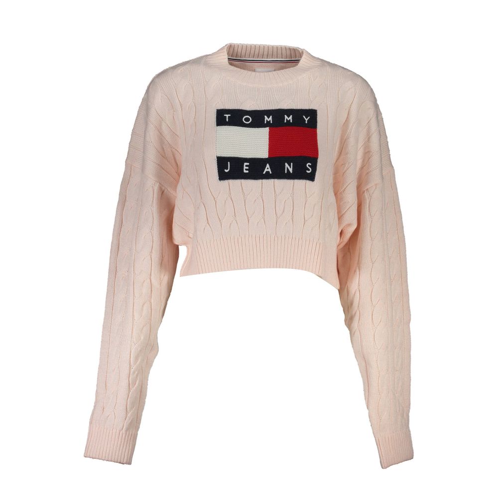 

Розовый женский свитер из полиэстера Tommy Hilfiger