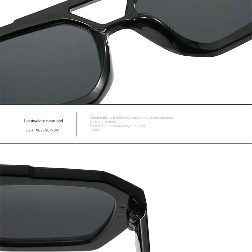 

Ретро-солнцезащитные очки с двойной перемычкой для женщин, крупная оправа, леопардовый коричневый градиент, модные солнцезащитные очки для мужчин HYYZZC, Cy5562-c1