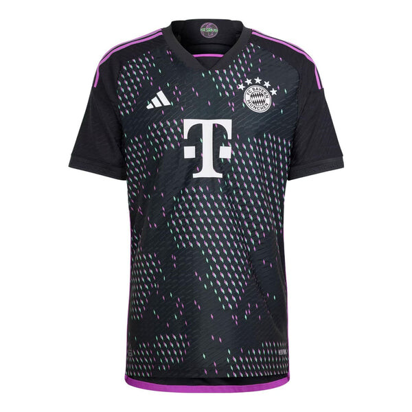

Футболка fc bayern 23 24 выездная аутентичная футболка Adidas, черный
