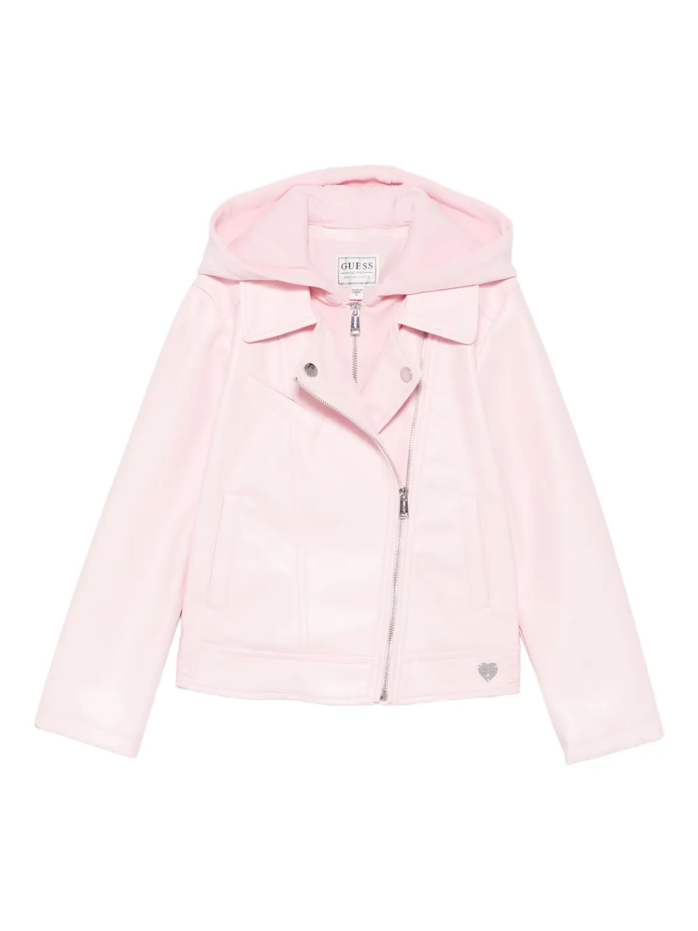 

Куртка с капюшоном на молнии Guess Kids, розовый