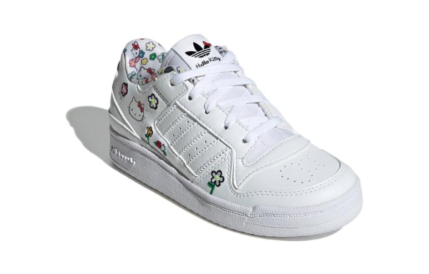 Adidas Hello Kitty X Forum Low C 'Цветочный' Adidas Originals, Белый — фото 2