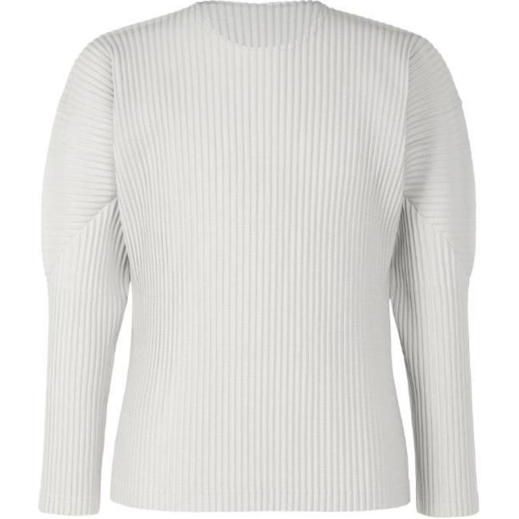 

Футболка Homme Plissé Pleated от ISSEY MIYAKE, светло-серая