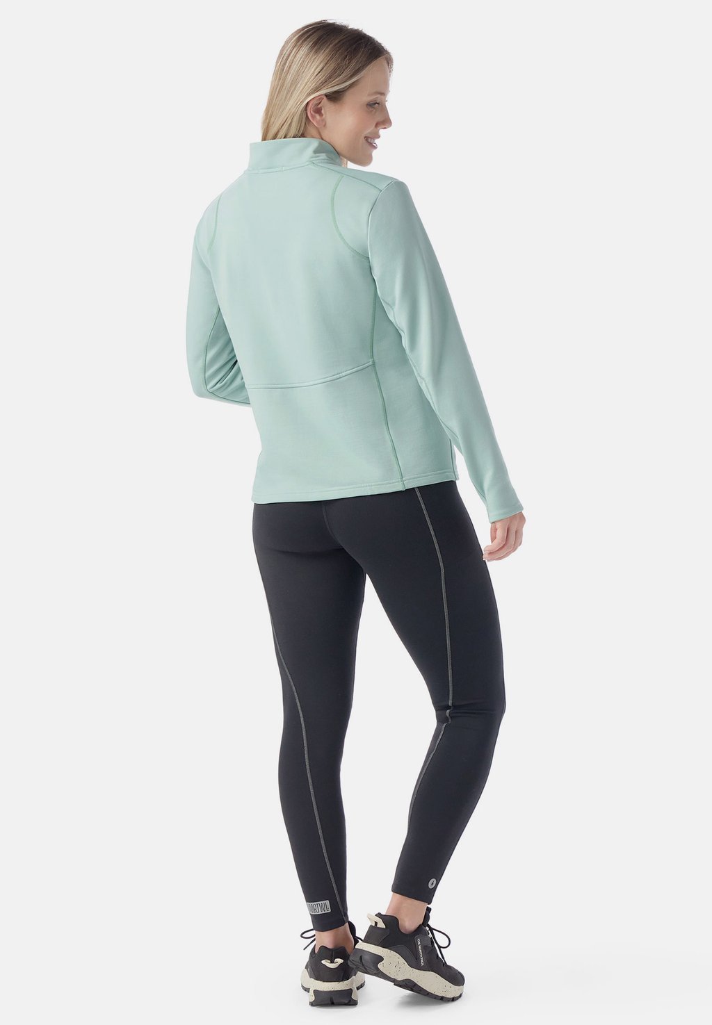 

Флисовый джемпер ACTIVE 1/2 ZIP Smartwool, светло-зеленый