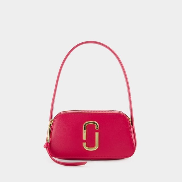 

Sac porté épaule the рогатка cuir роза Marc Jacobs, розовый
