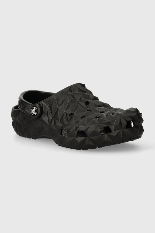 

Классические шлепанцы с геометрическим рисунком Crocs, черный