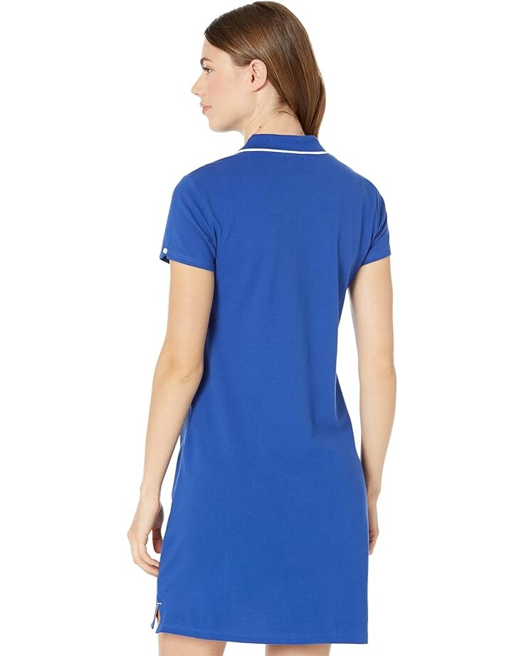 

Платье U.S. POLO ASSN. Solid Polo Dress, цвет Blue Raft