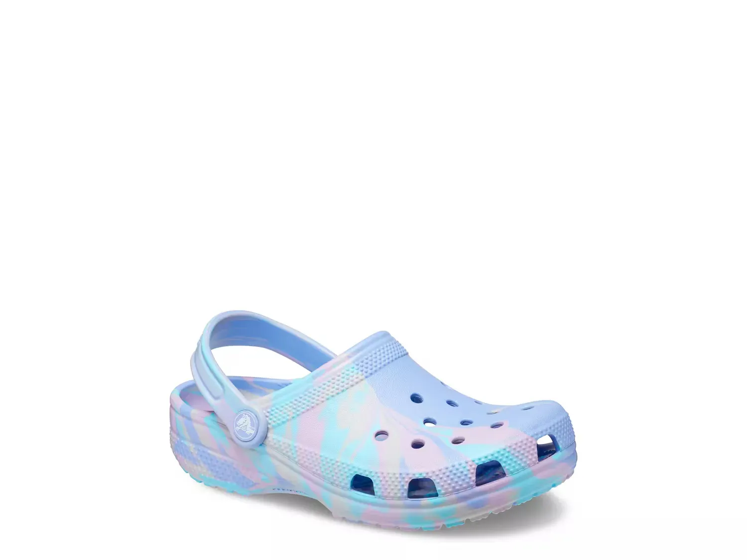 

Классические мраморные сабо - детские Crocs, Purple