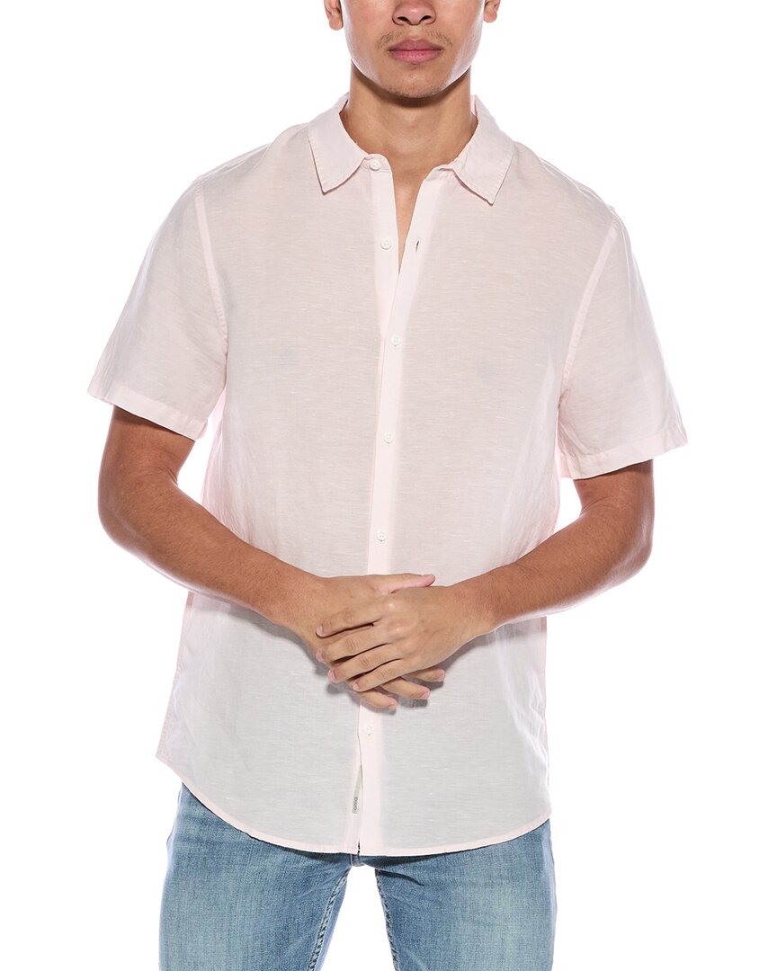 

Футболка Onia Jack Air Linen, розовый