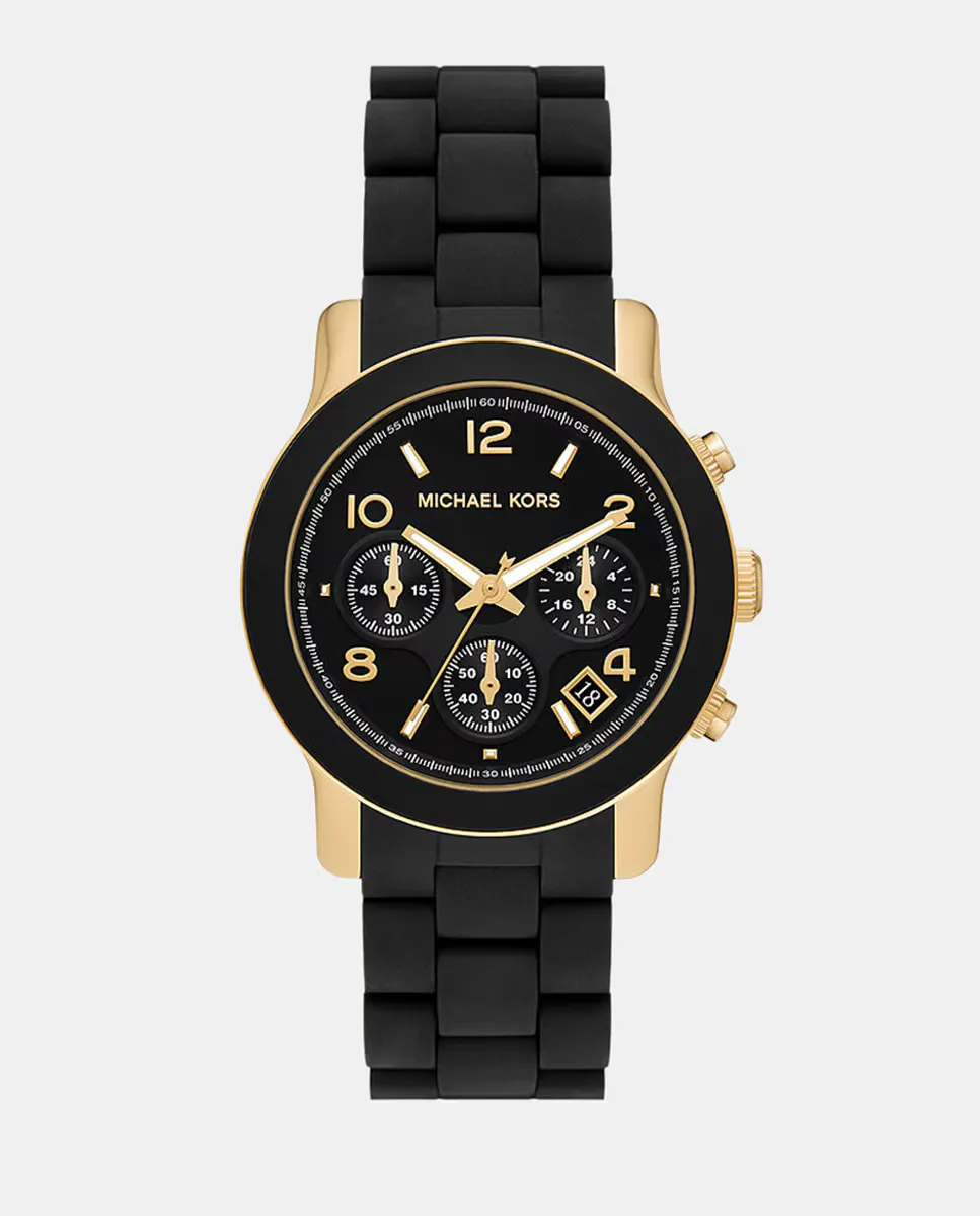 

Женские часы MK7385 из стали и силикона с хронографом Michael Kors, мультиколор