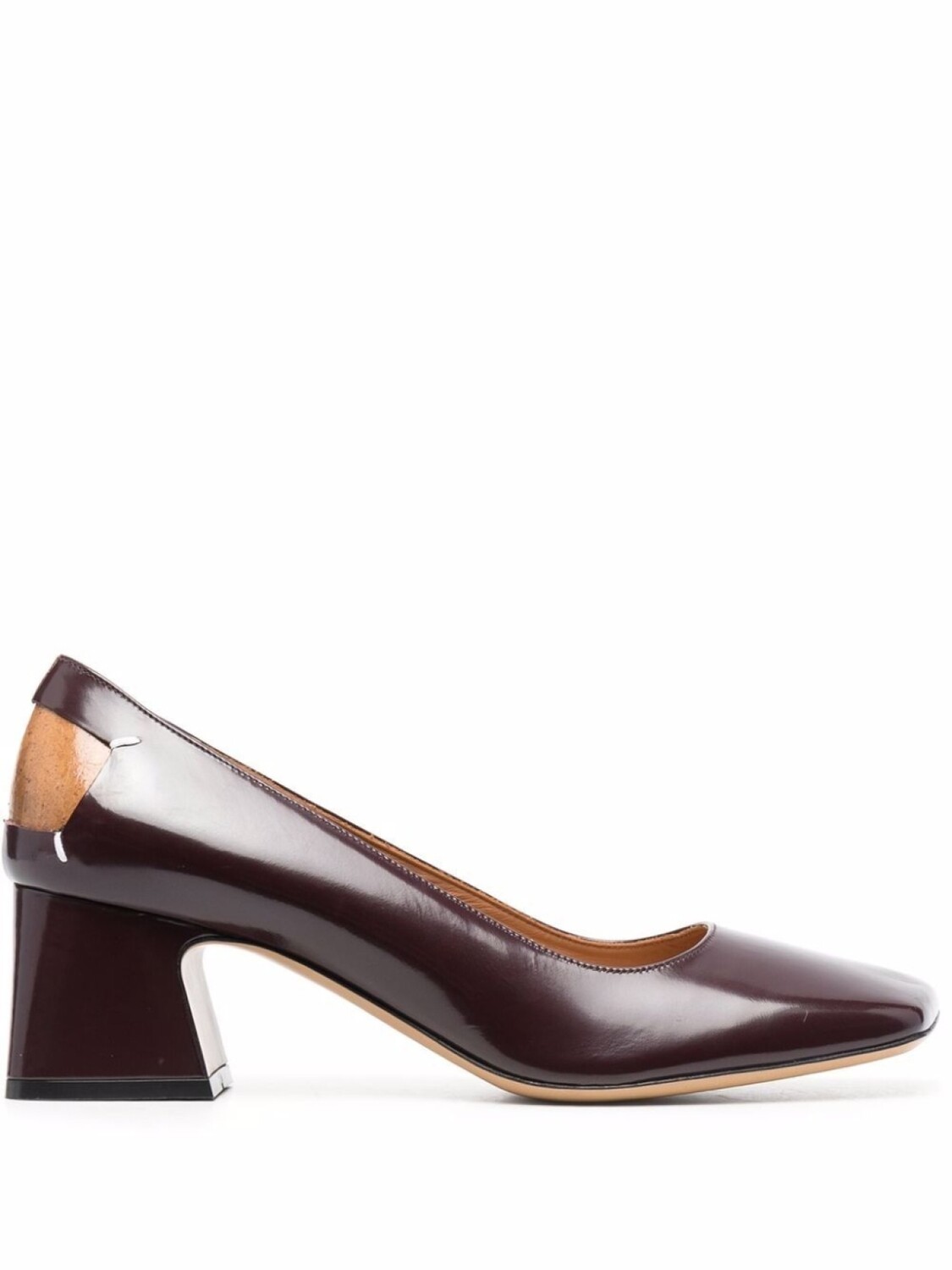 

Maison Margiela туфли Dcortiqu 60 с декоративной строчкой, красный