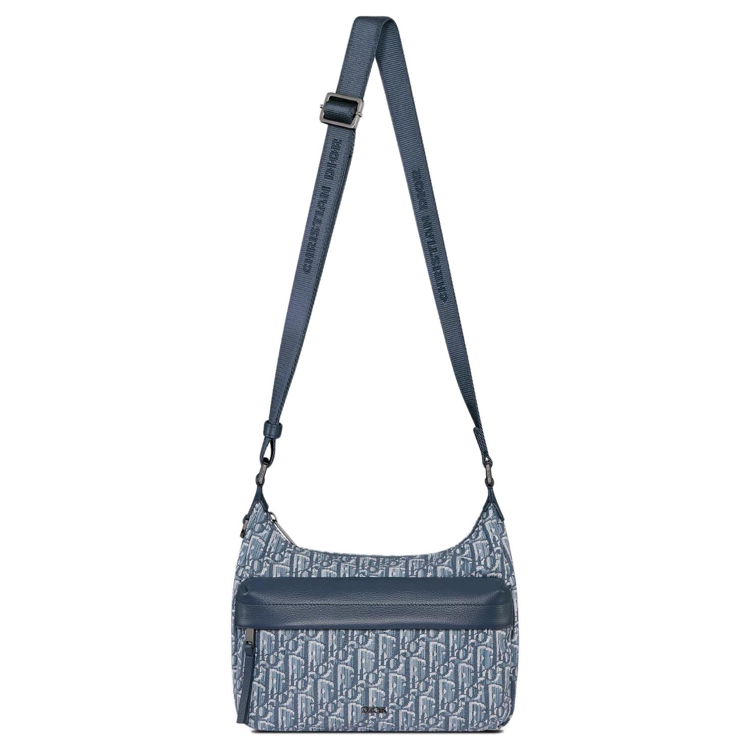 Хлопковая сумка кроссбоди, наплечная сумка trumpets men's blue DIOR, Gift Set(Set+Box+Shopping Bag) — фото 2