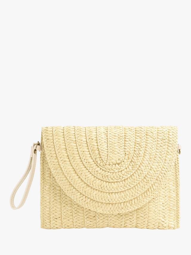 

Сумка-клатч Bigbury из соломки Bloom & Bay, Cream