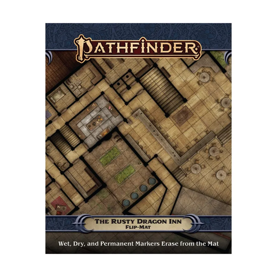 

Флип-коврик - Гостиница «Ржавый Дракон», GameMastery - Flip-Mats - Building, City & Village Locales