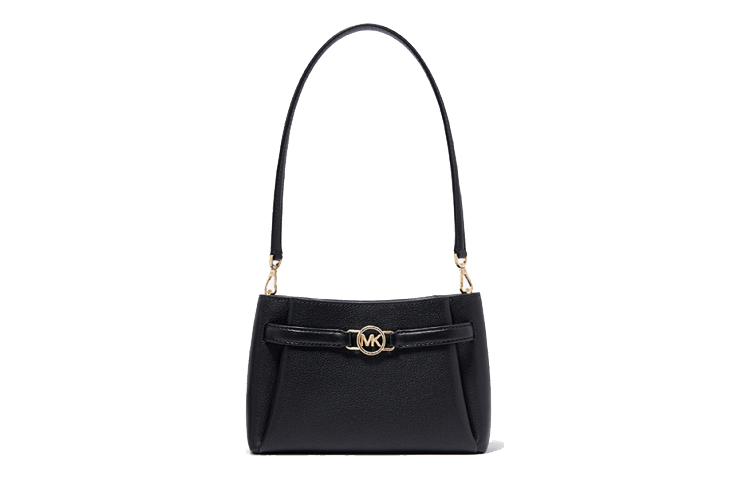 

Кожаная сумка через плечо, багет, женская черная сумка-труба MICHAEL KORS