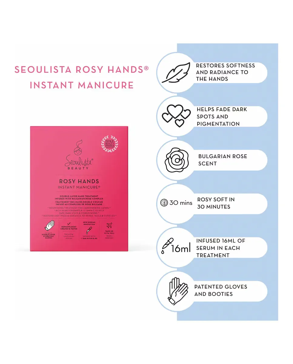 Уход для рук Rosy Hands Instant Manicure 16 мл Seoulista Beauty — фото 2