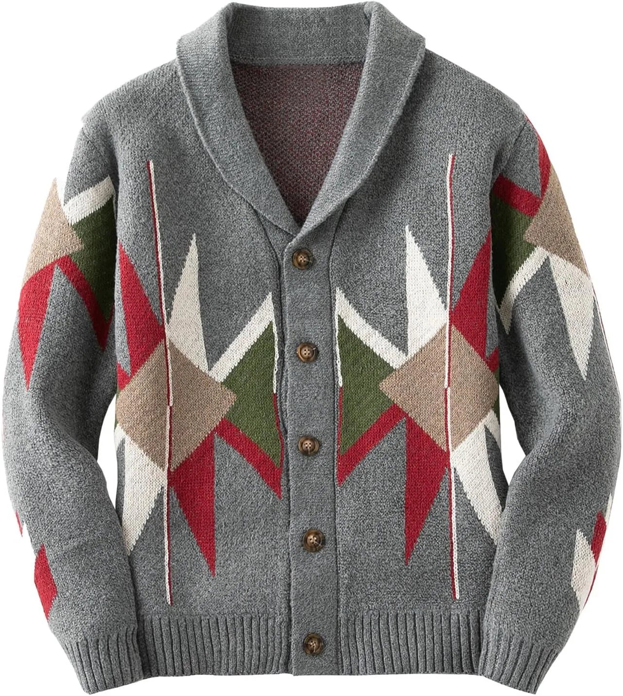 

Кардиган Dgoopd для мужчин, цветной блок, кабельная вязка, с карманами