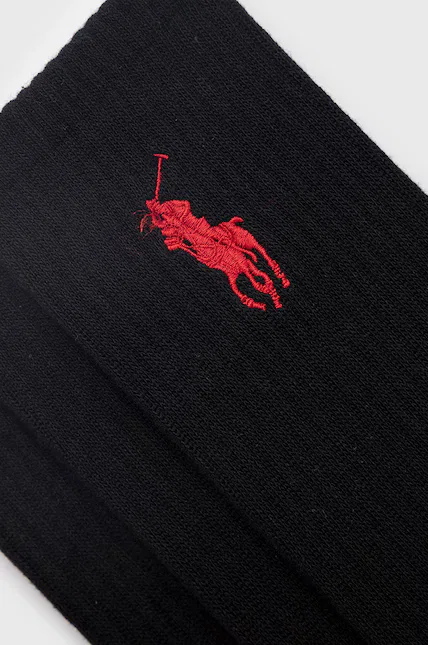 Носки длинные 3 шт Polo Ralph Lauren, черный — фото 2