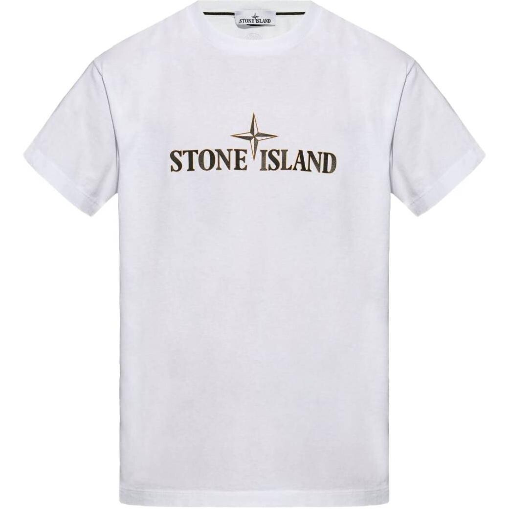 

Футболка мужская белая Stone Island, белый