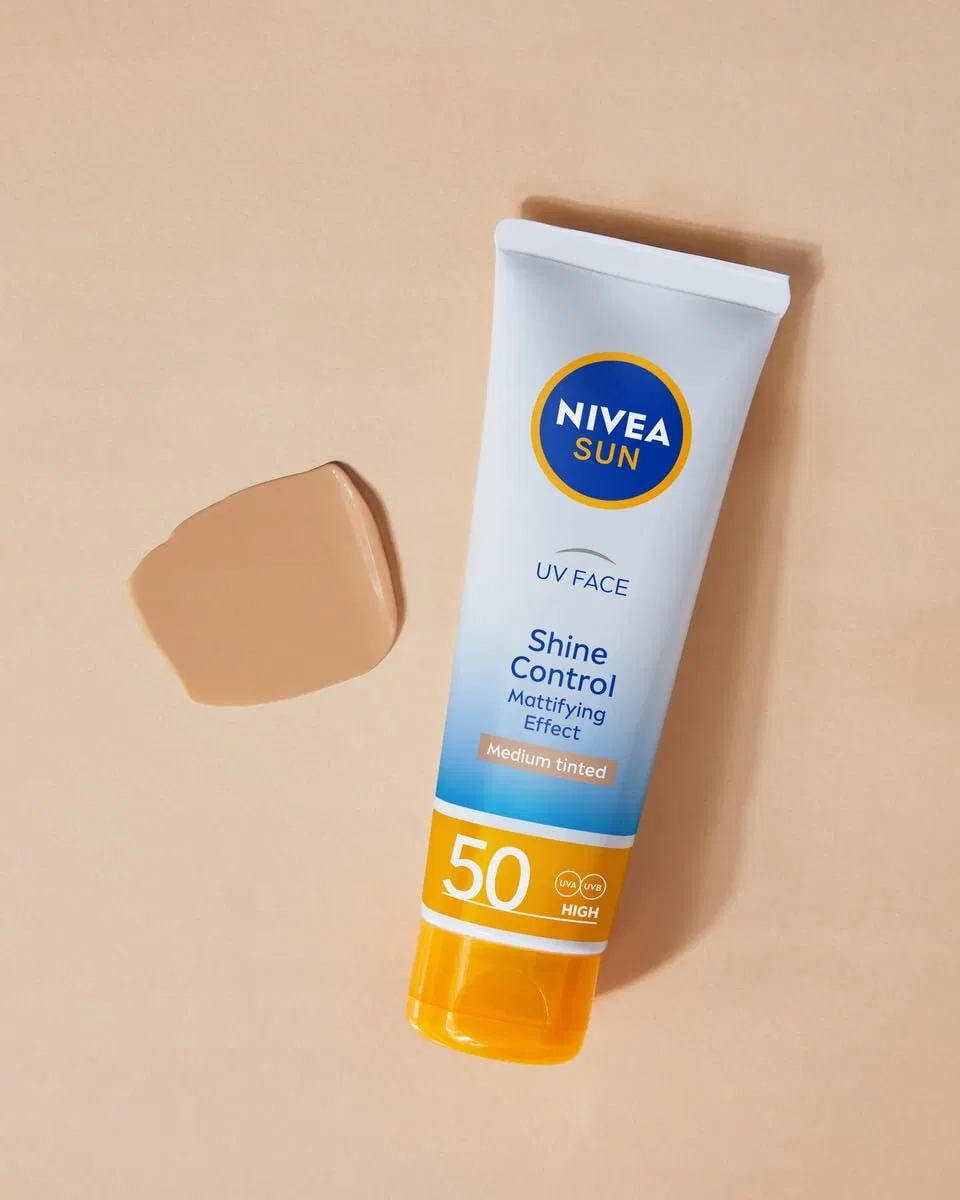 Матирующий солнцезащитный крем для лица SPF 50 от Nivea Sun Nivea Sun, Navy Pers — фото 2