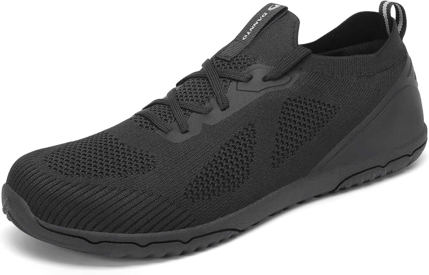 

Мужские кроссовки Dannto для ходьбы, минималистичные, с нулевым перепадом высоты подошвы и широким носком, идеально подходят для бега по пересеченной местности и занятий в спортзале, черный