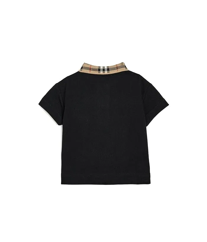Рубашка с воротником хлопок Johane Collar Shirt Burberry Kids, Poppy Red Ip Check — фото 2