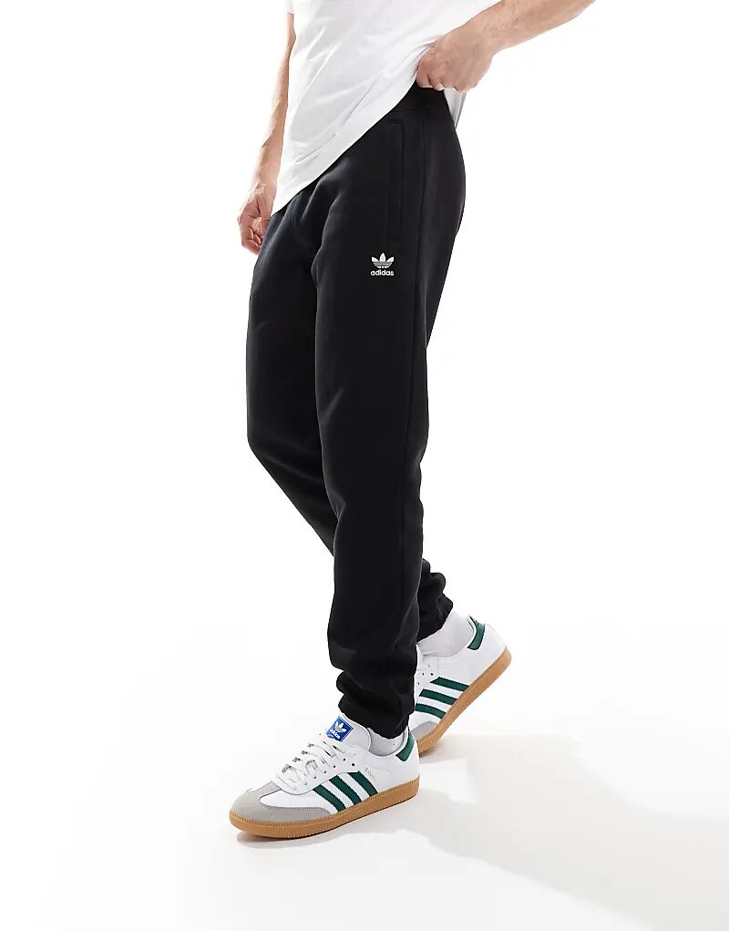 

Джоггеры Trefoil Essentials черного цвета adidas Originals