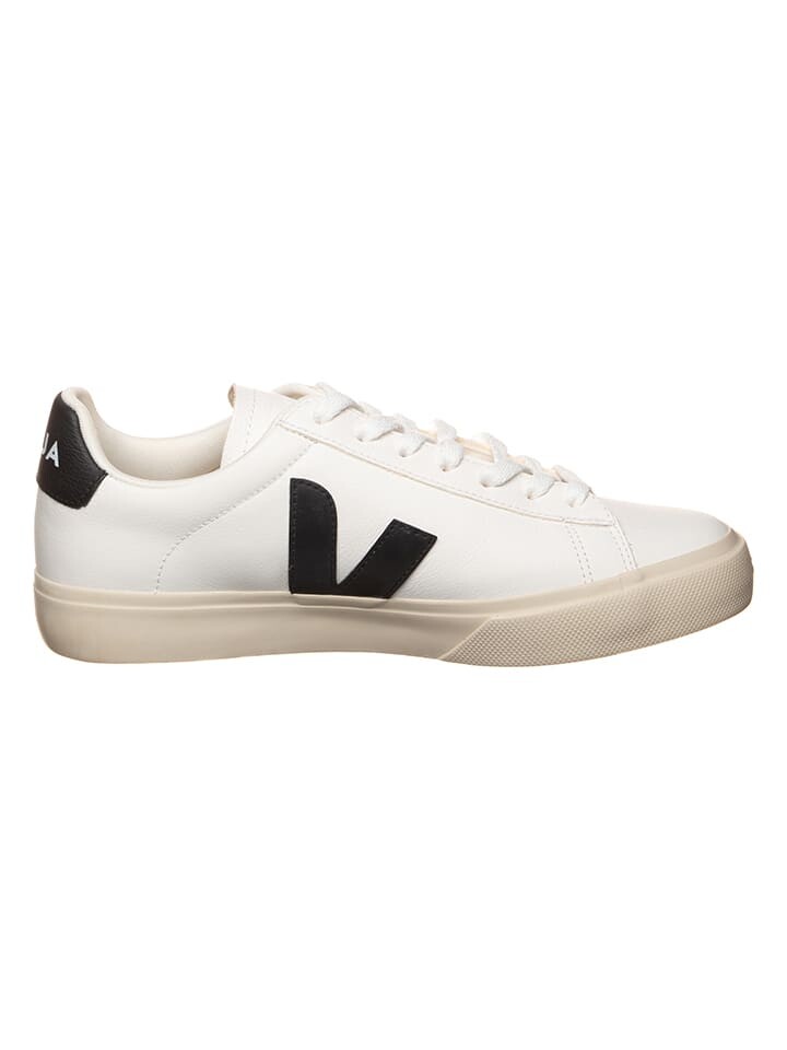 Кроссовки на шнуровке Veja Leder-Sneakers Campo, цвет Weiß/Schwarz — фото 2