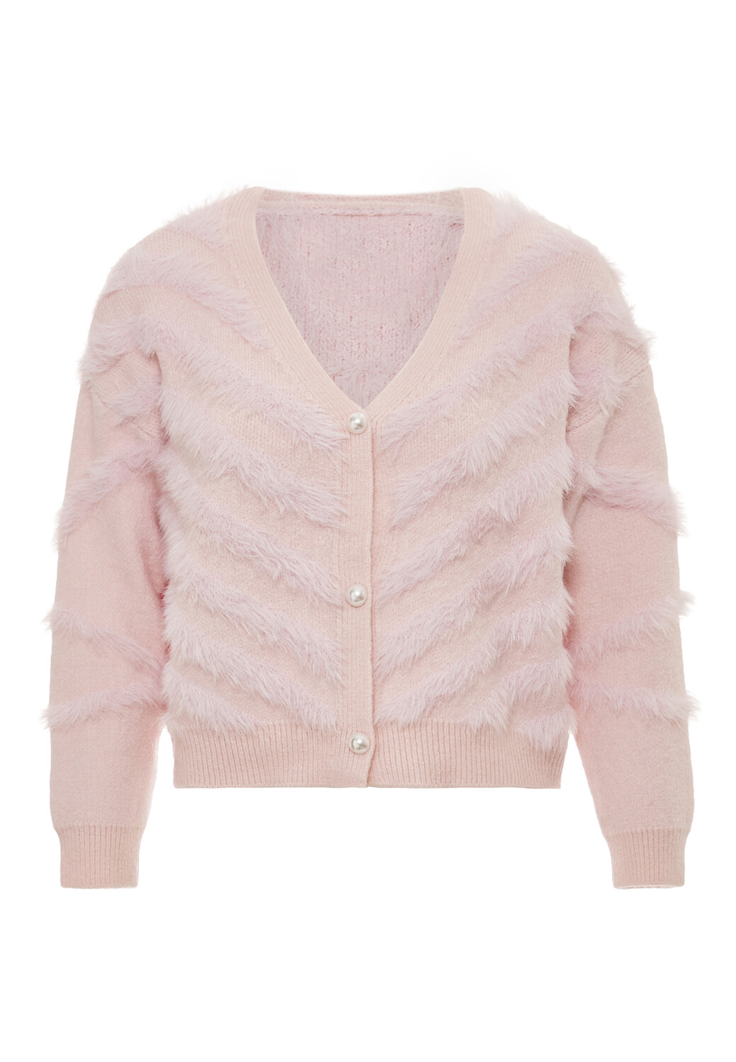 

Толстовка Swirly Strickjacke, розовый