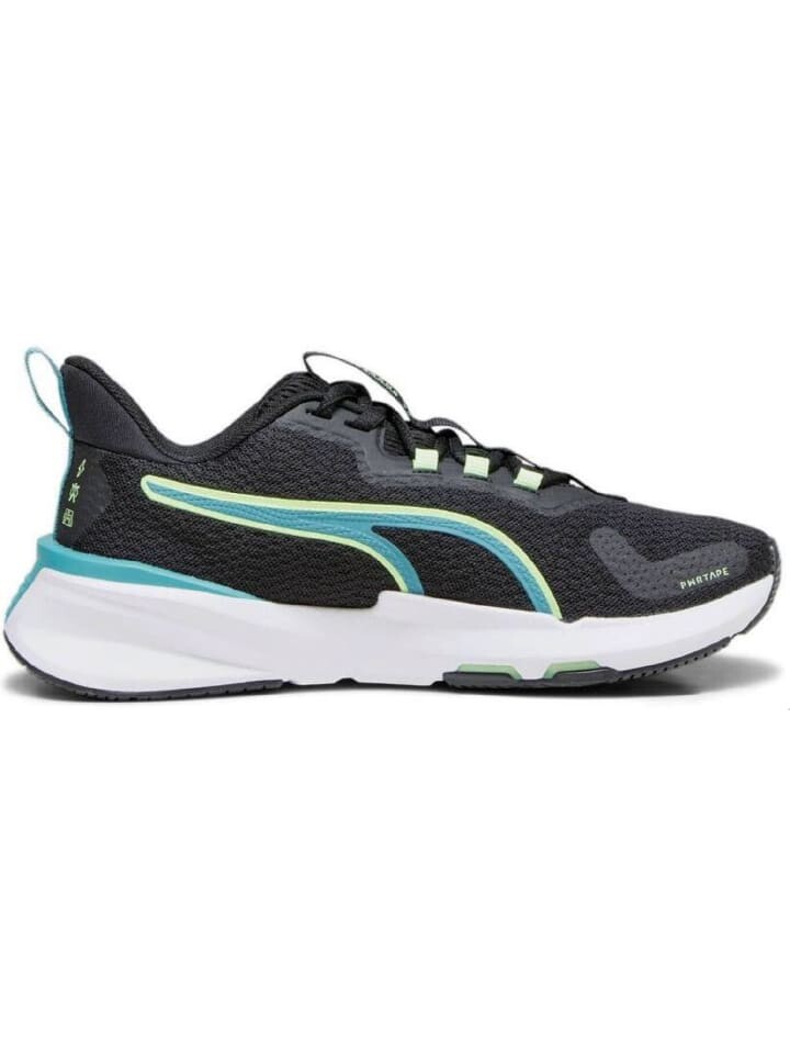 Кроссовки Puma Running, черный/белый/голубой