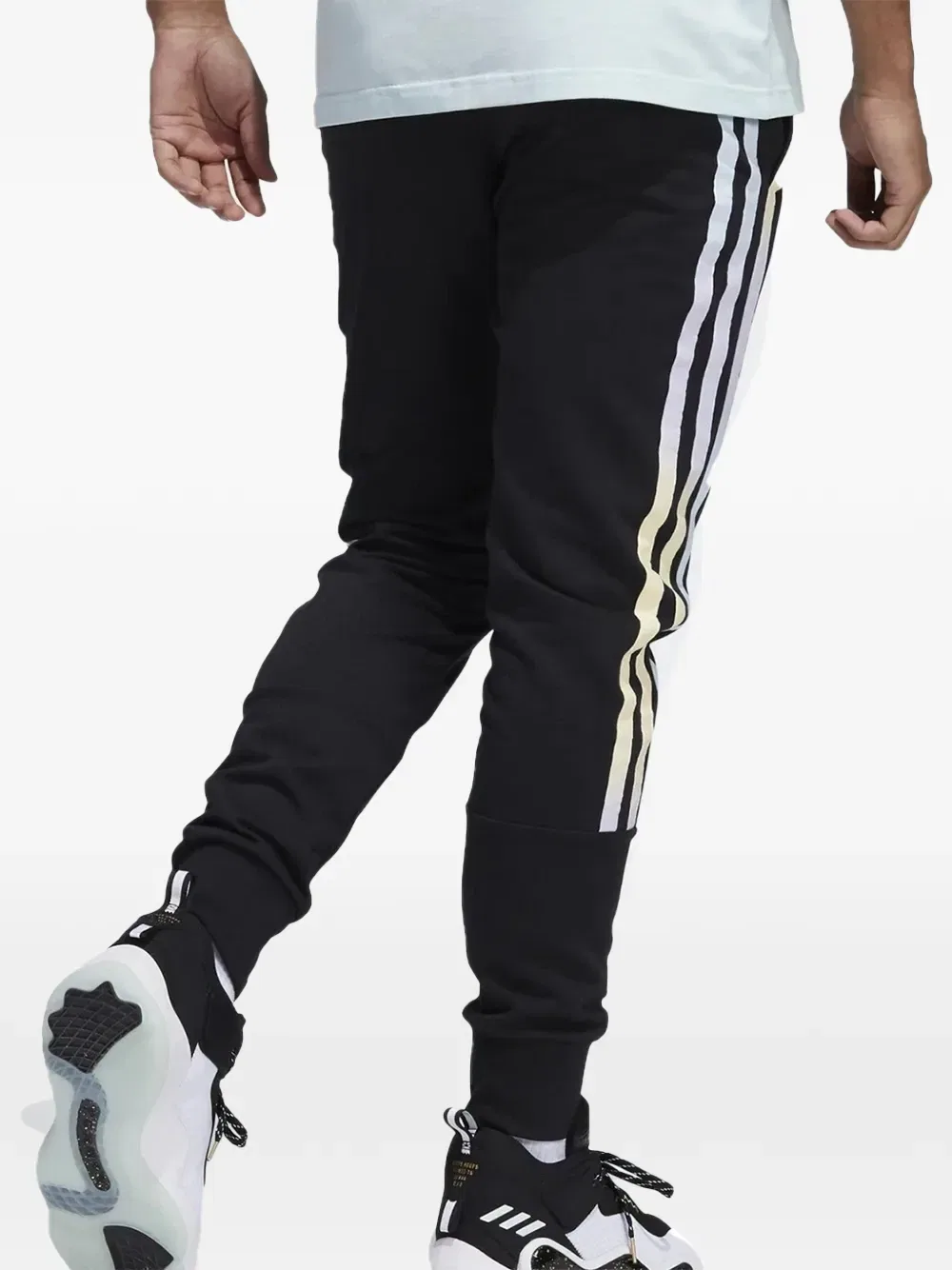 Спортивные штаны Donovan Mitchell Adidas, черный — фото 2