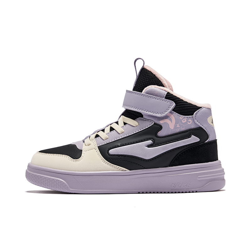 

ERKE KIDS Износостойкие высокие детские скейтбординговые ботинки Mineral Purple Kids'