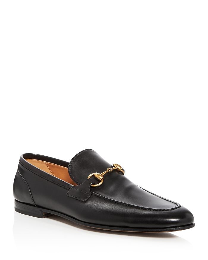 Мужские кожаные лоферы Gucci Jordan, черный