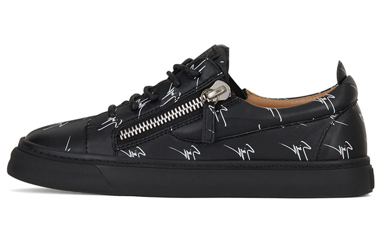 /GZ Low-Top Стильные скейтерские туфли Женские Черные Giuseppe Zanotti