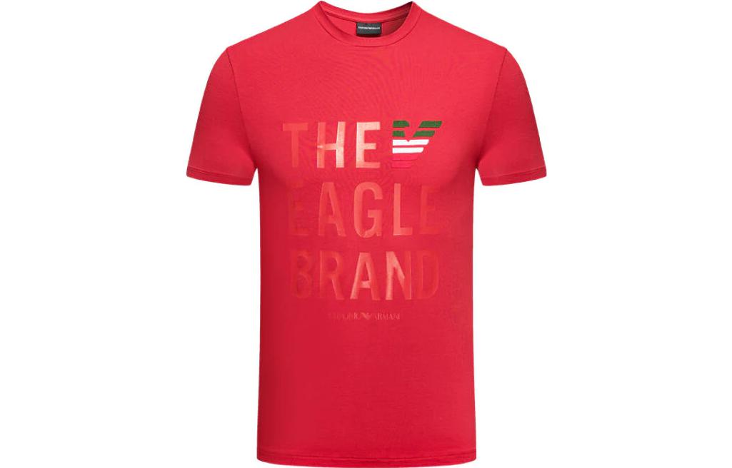 

EMPORIO ARMANI Футболка мужская красная, Красный, EMPORIO ARMANI Футболка мужская красная