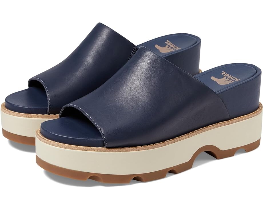 

Туфли SOREL Joanie IV Slide Wedge, цвет India Ink/Gum 2