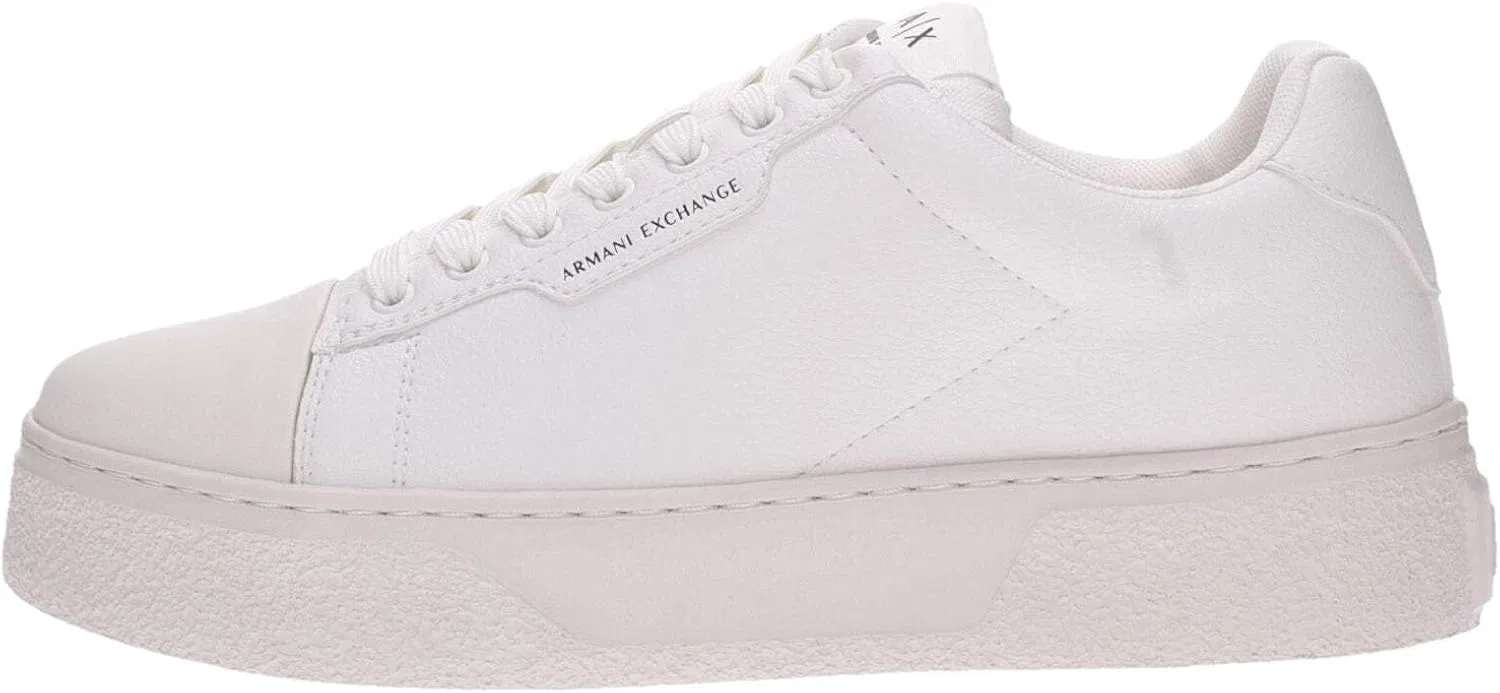 Кроссовки Armani Exchange Lion Chunky Herren-Sneaker, Off White Deep Navy