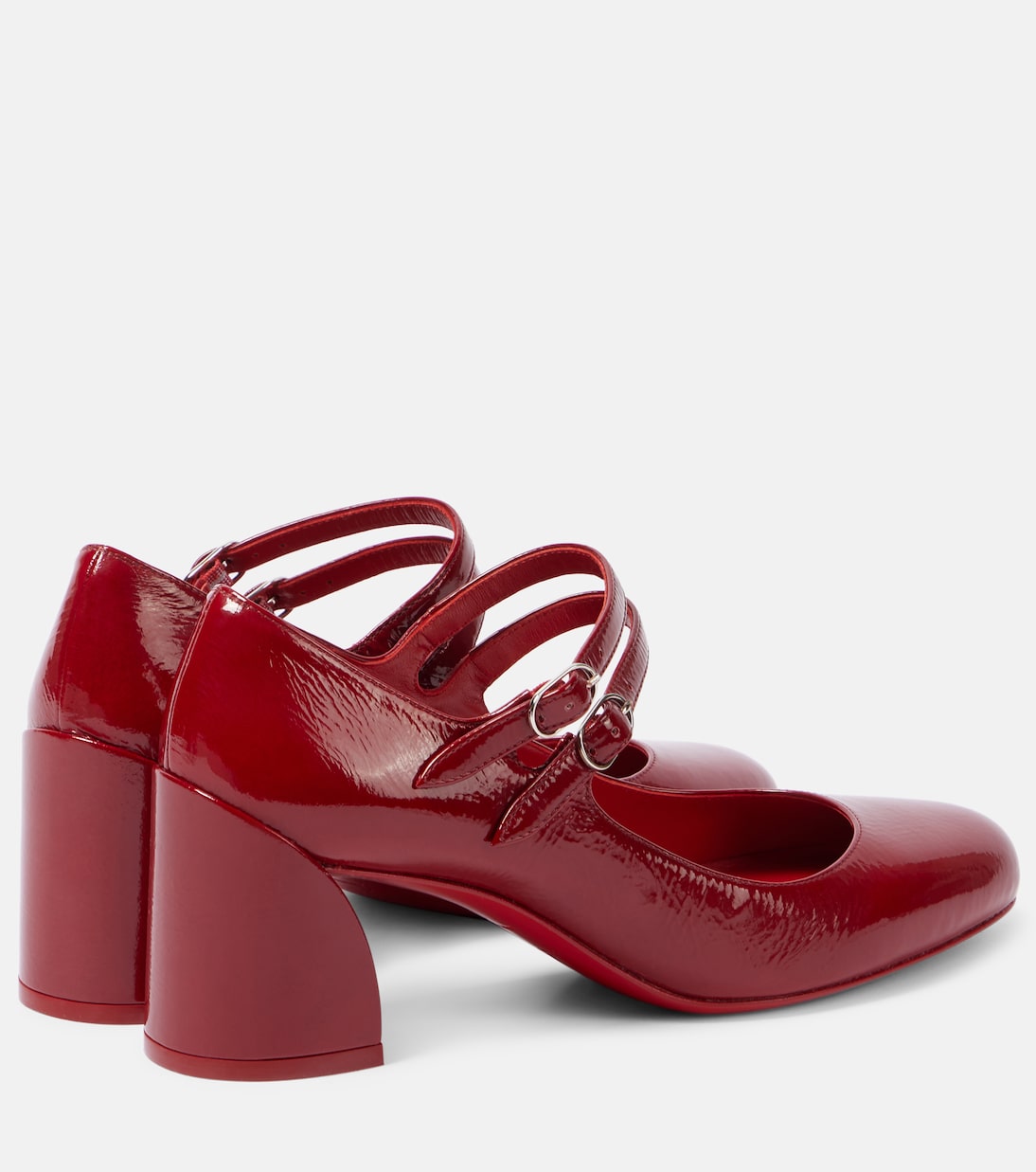 Туфли Mary Jane Miss Jane 55 из лаковой кожи Christian Louboutin, Loubi/Lin Loubi — фото 2