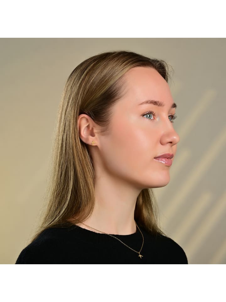 

Adeliás Женское колье из нержавеющей стали, 45 см, золотое